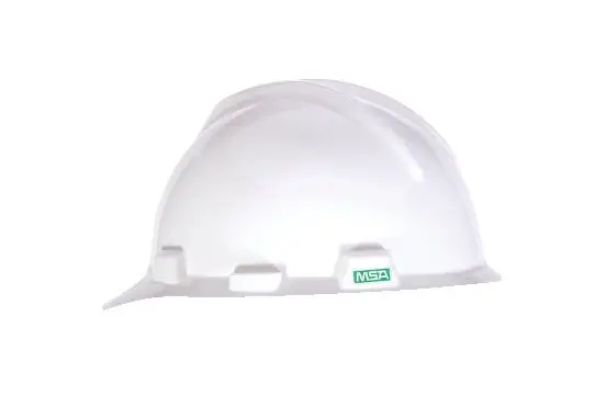 Casco V-GARD blanco con suspensión FAS-TRAC